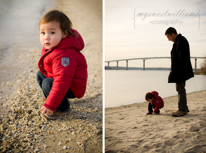 Father and son on Solomons Beach-2